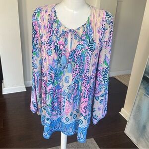 Lilly Pulitzer Marilina Tunic Top M